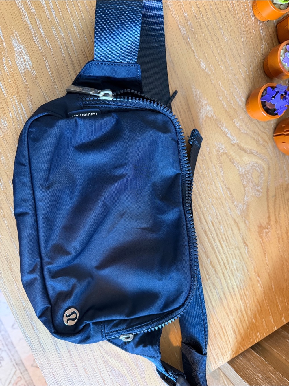 lululemon athletica Navy Compact Sling Belt Bag
